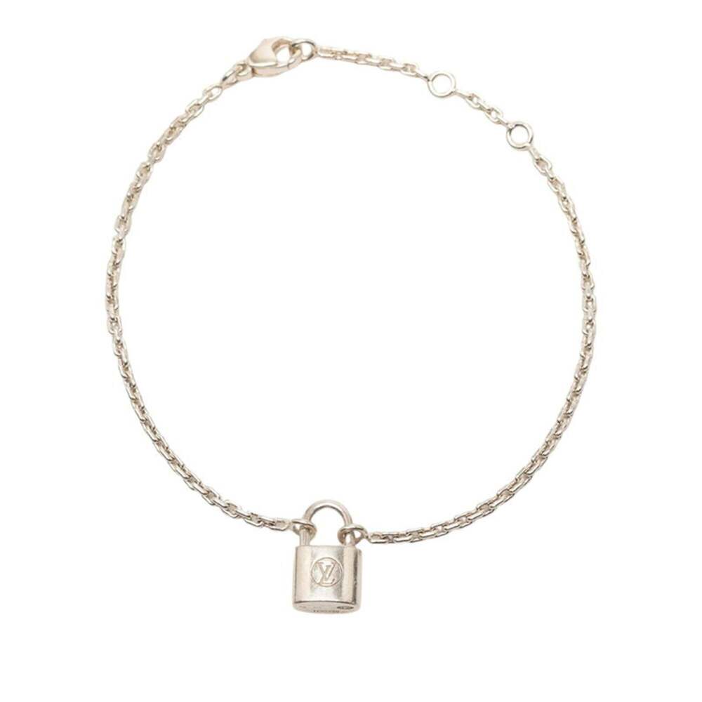 LOUIS VUITTON Silver Lockit Charm Bracelet - Picture 2 of 5